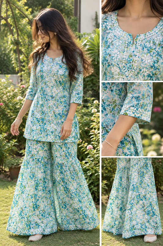 NIRAALO Malmal Garara Set
