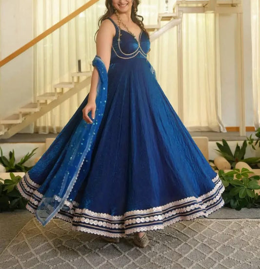 Designer Gown with Pant Set